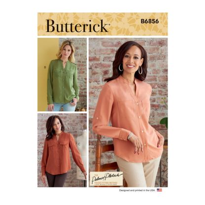 Patron Butterick 6856/F5 - Haut