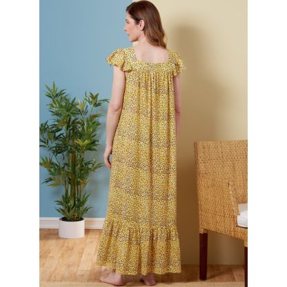Patron Butterick 6883/Y - Haut, chemise de nuit et short 2