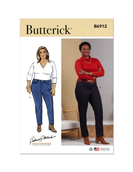 Patron Butterick 6912/W3 - Jean
