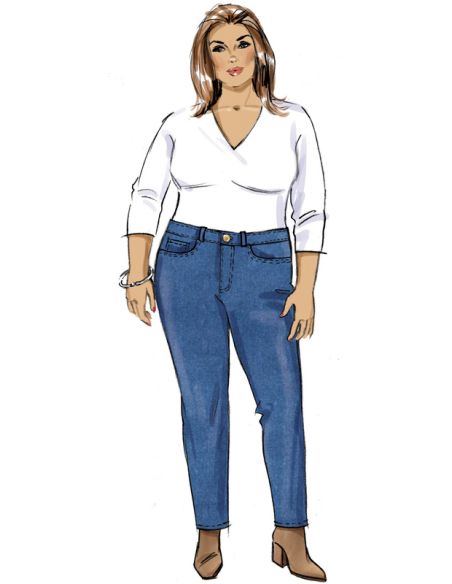 Patron Butterick 6912/W3 - Jean