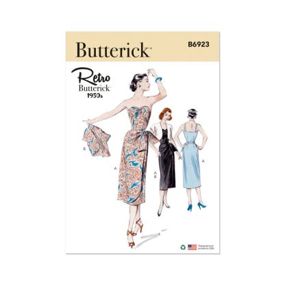 Patron Butterick 6923/A5 - Robe et veste boléro