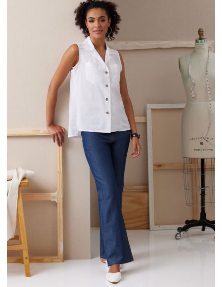 Patron Butterick 6924/F5 - Chemise