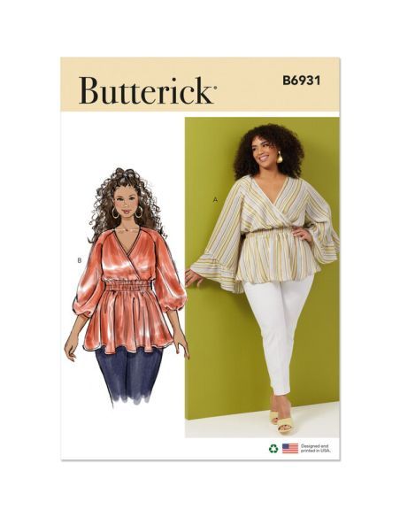 Patron Butterick 6931/W3 - Haut
