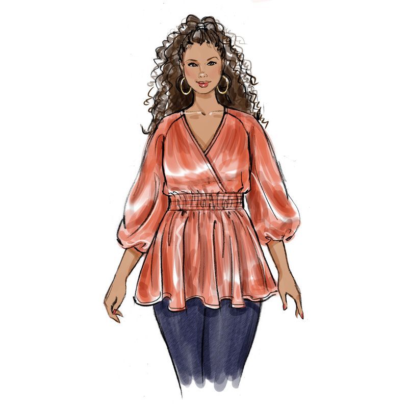 Patron Butterick 6931/W3 - Haut