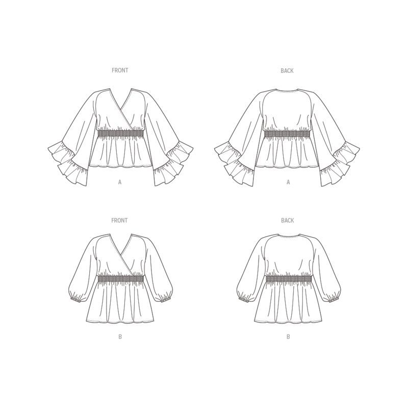 Patron Butterick 6931/W3 - Haut