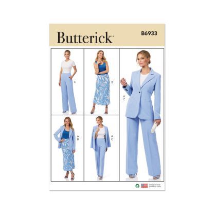 Patron Butterick 6933/Y5 - Veste, jupe et pantalon