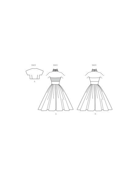 Patron Butterick 6938/F5 - Robe