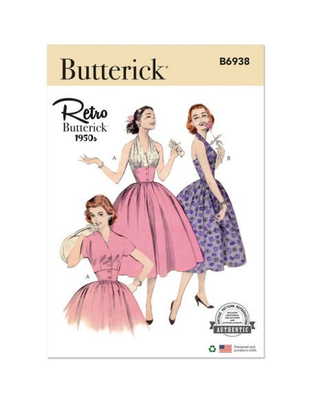 Patron Butterick 6938/F5 - Robe
