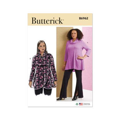 Patron Butterick 6962/W3 - Haut
