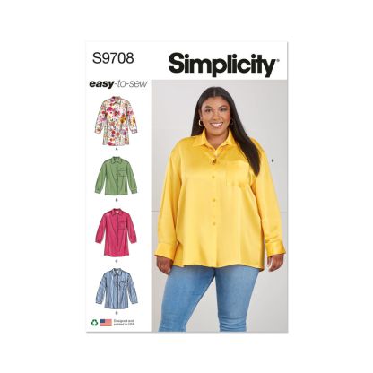Patron Simplicity 9708.W3 - Chemise
