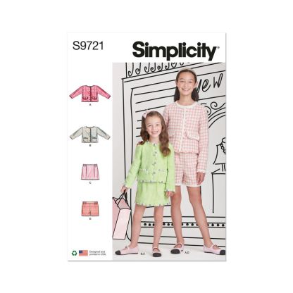 Patron Simplicity 9721/HH - Veste, jupe et short