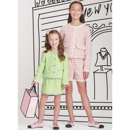 Patron Simplicity 9721/K5- Veste, jupe et short 2