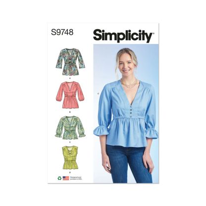 Patron Simplicity 9748.U5- Haut