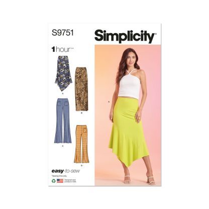 Patron Simplicity 9751.R5 - Jupe et pantalon