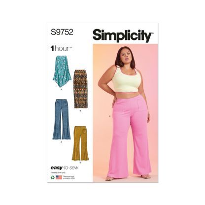 Patron Simplicity 9752.W3 - Jupe et pantalon
