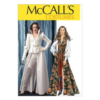 Patron McCall's 6819.E5 - Manteau, haut, corset et ceinture