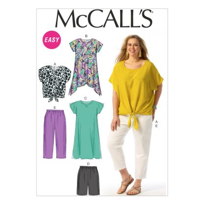 Patron McCall's 6971.KK - Haut, tunique, robe, short et pantalon