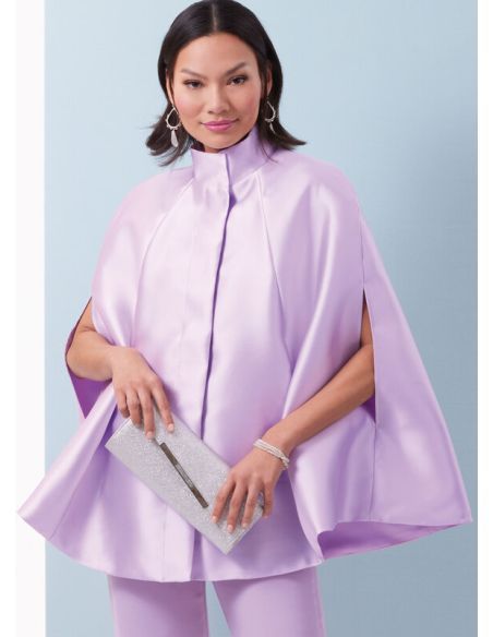 Patron Butterick 6978/BB - Cape, haut et pantalon
