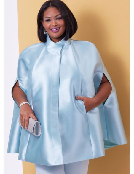 Patron Butterick 6978/BB - Cape, haut et pantalon