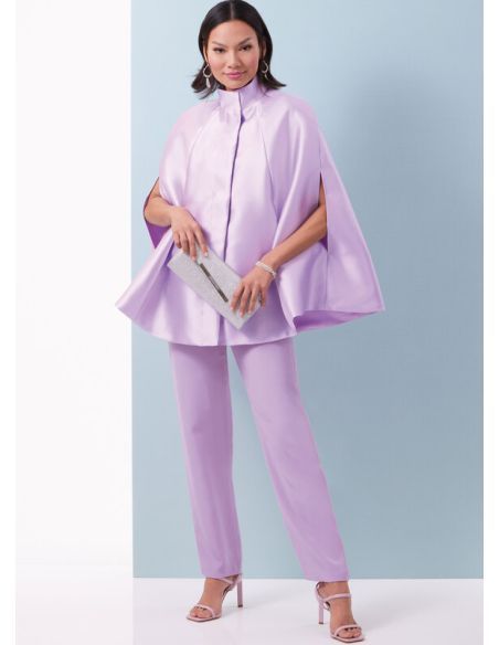 Patron Butterick 6978/BB - Cape, haut et pantalon