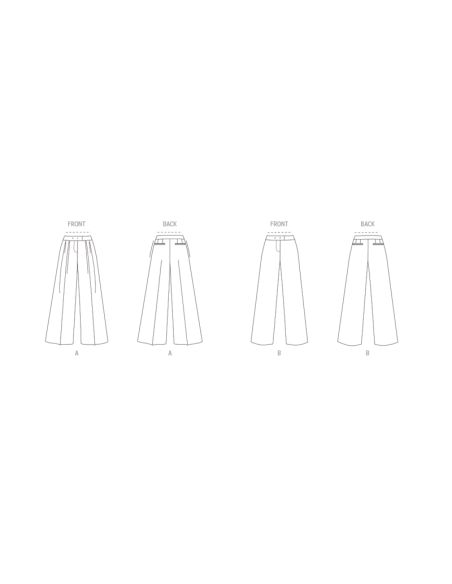 Patron Vogue 1988 H5 - Pantalon
