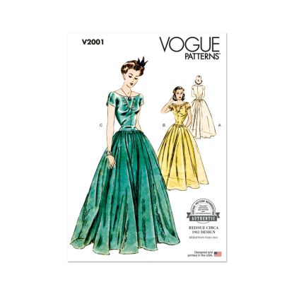 Patron Vogue 2001 Y5 - Robe