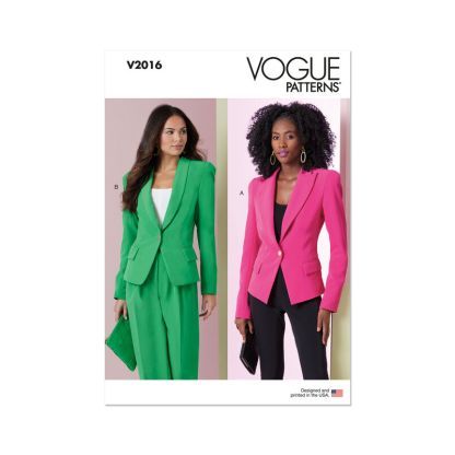 Patron Vogue 2016 U5 - Vestes