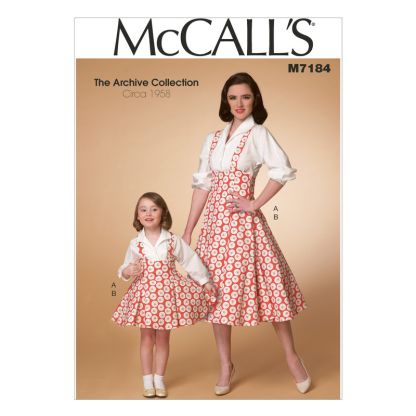 Patron McCall's 7184.MIS  Haut et chasuble