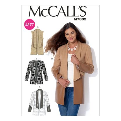 Patron McCall's 7332.ZZ - Gilet et veste