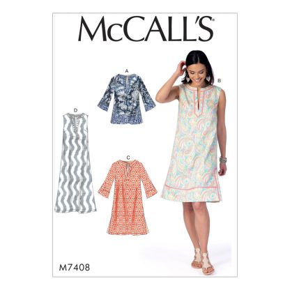 Patron McCall's 7408.ZZ - Tunique et robes