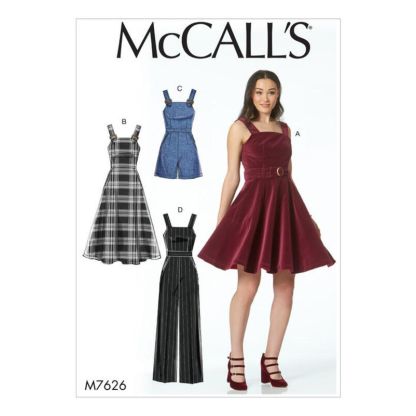 Patron McCall's 7626.D5 - Robes, barboteuse et combinaison
