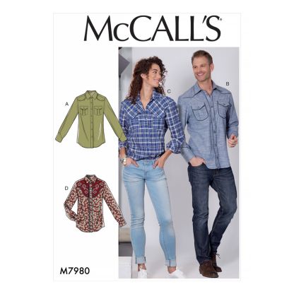 Patron McCall's 7980.XN - Chemises