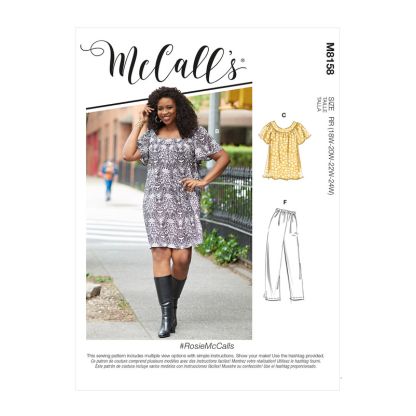 Patron McCall's 8158.RR- Hauts, robes, short et pantalon