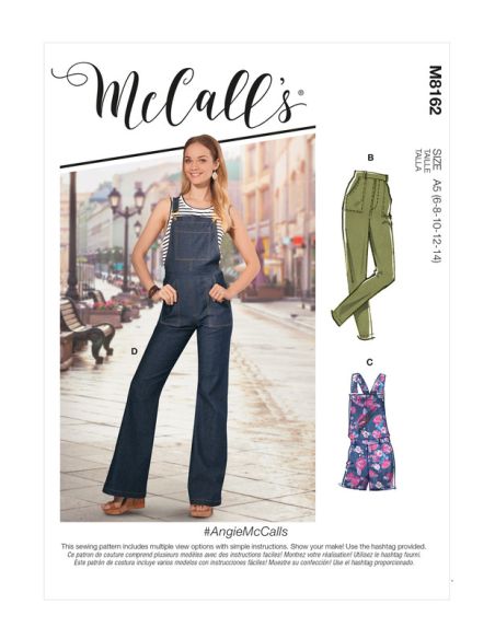 Patron McCall's 8162.E5 - Jeans et salopettes