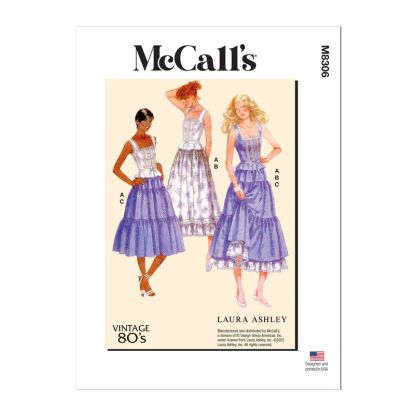 Patron McCall's 8306.E5 - Haut et jupes