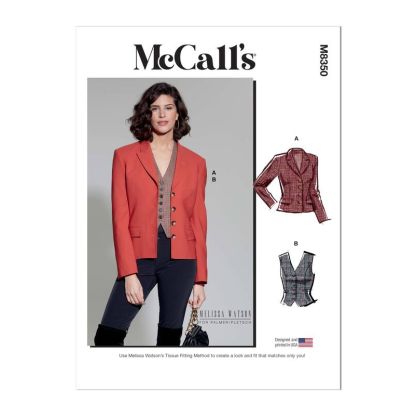 Patron McCall's 8350.E5 - Blazer et gilet