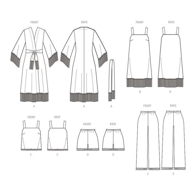 Patron McCall's 8392.Y5 - Vêtements de nuit