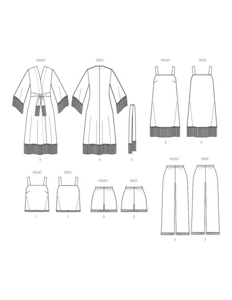 Patron McCall's 8392.Y5 - Vêtements de nuit