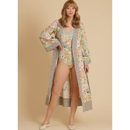 Patron McCall's 8411.D5 - Corsage-culotte, robe de chambre, short et pantalon 2