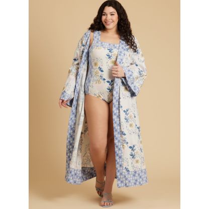 Patron McCall's 8412.W2 - Corsage-culotte, robe de chambre, short et pantalon 2