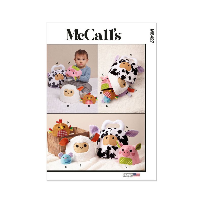 Patron McCall's 8427.OS - Peluches Emboîtables