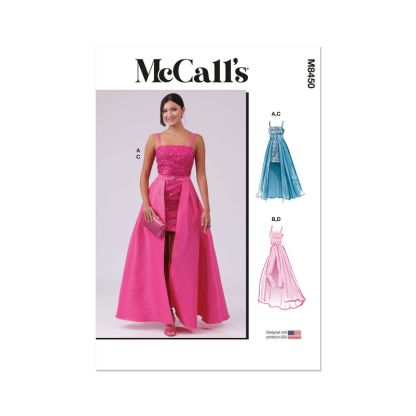 Patron McCall's 8450.BB - Robe, Combinaison et Surjupe