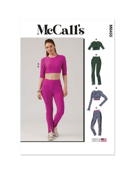 Patron McCall's 8455.A - Haut et Leggings