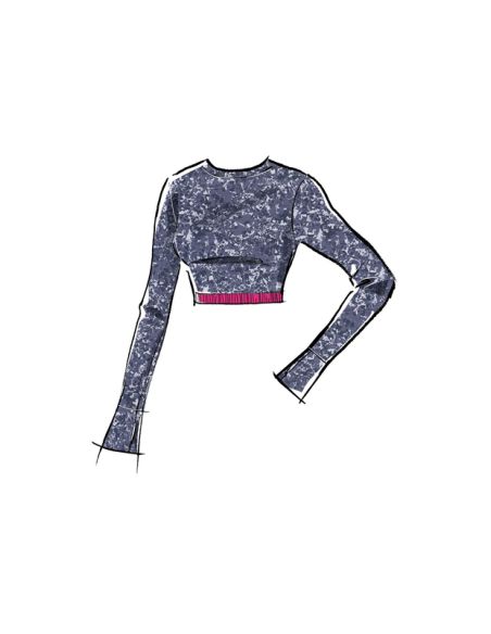 Patron McCall's 8455.A - Haut et Leggings