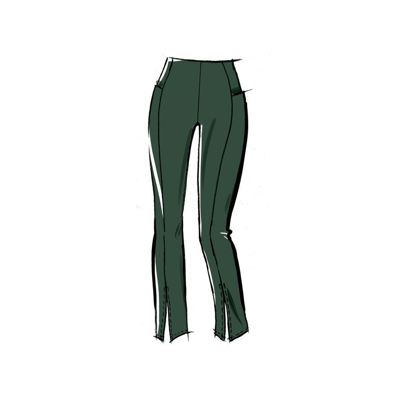Patron McCall's 8455.A - Haut et Leggings