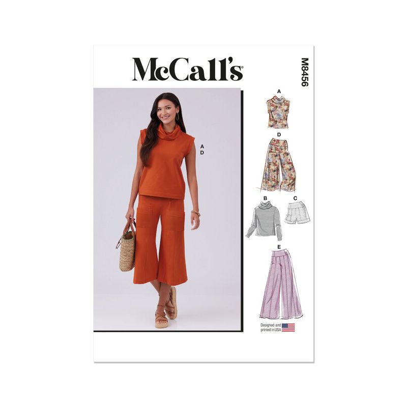 Patron McCall's 8456.W2 - Haut, shorts et pantalon