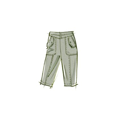 Patron McCall's 8461.A - Haut, barboteuse et pantalon 2
