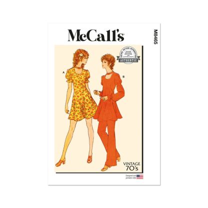 Patron McCall's 8465.R5 - Robe, Tunique, Pantalon et Culottes