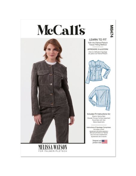 Patron McCall's 8474.Y5 - Veste