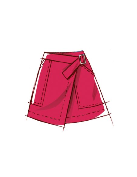 Patron McCall's 8479.H5 - Jupes asymétriques
